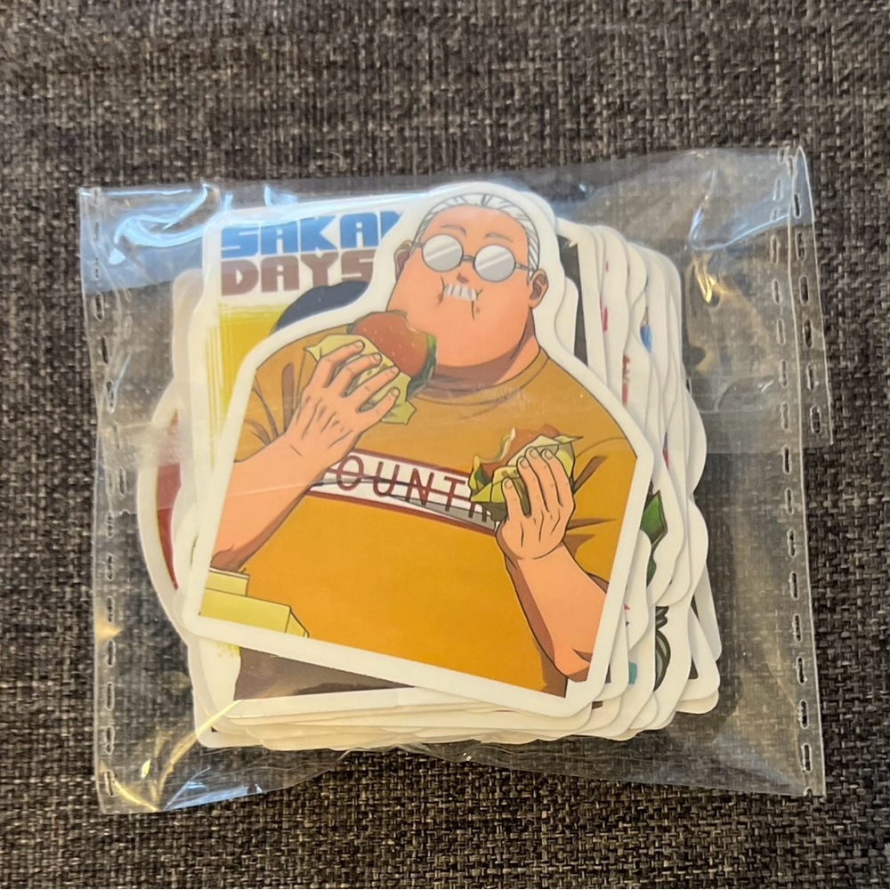 Anime Sakamoto Days Sticker Pack 50 pcs